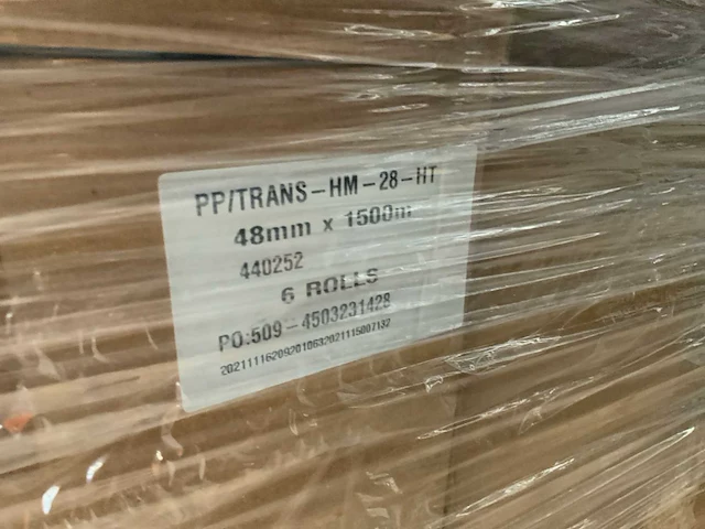 Rol tape 48mmx1500m (78x) - afbeelding 4 van  4