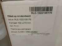 Rol verzendetiketten 640 op rol zie foto 2 rol - afbeelding 3 van  7