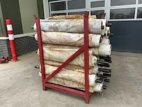 Rol wit looftrekdoek "80 mtr" (30x) - afbeelding 1 van  5