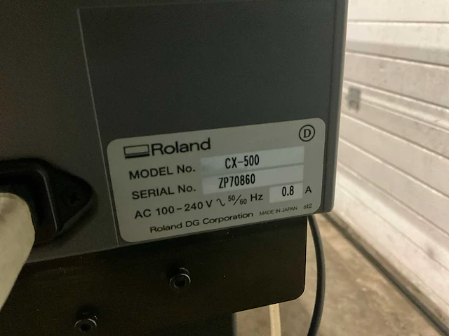 Roland cx-500 camm-1 pro snijplotter - afbeelding 3 van  11