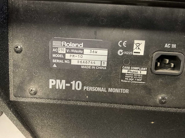 Roland pm-10 speaker - afbeelding 4 van  5