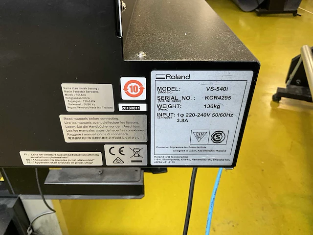 Roland versacamm vs-540i plotter/cutter 54” - afbeelding 8 van  8