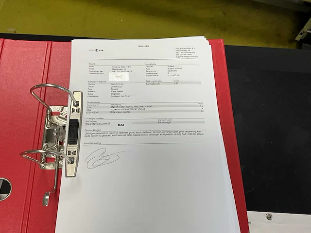 Roland versacamm vs-640i plotter/cutter 64” - afbeelding 2 van  11