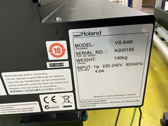 Roland versacamm vs-640i plotter/cutter 64” - afbeelding 3 van  11