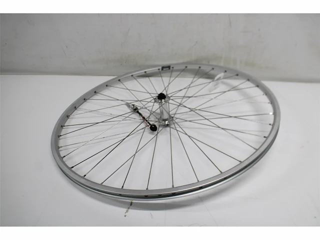 Roland voorwiel 28 inch race zilver uitval rvs spaak velgrem - afbeelding 1 van  1