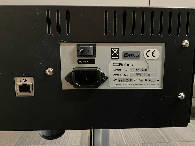 Roland vp-540 eco-solvent inktjetprinter met snijplotter - afbeelding 10 van  18