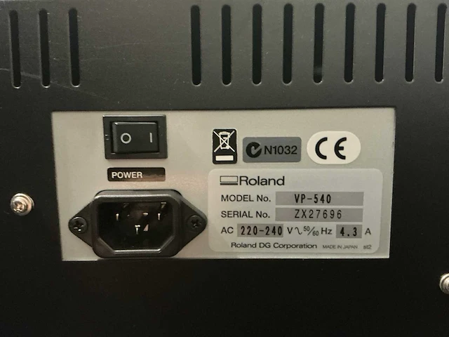 Roland vp-540 eco-solvent inktjetprinter met snijplotter - afbeelding 5 van  14