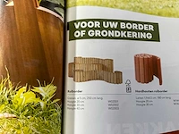 Rolborder geïmpregneerd grenenhout 250x40x5 cm (23x) - afbeelding 6 van  9
