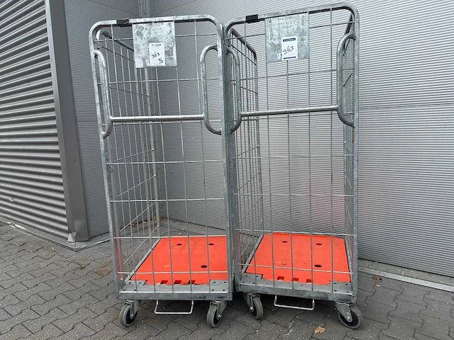 Rolcontainer 800x600x1600mm (2x) - afbeelding 1 van  2