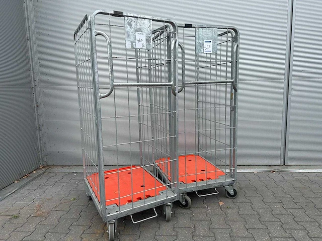 Rolcontainer 800x600x1600mm (2x) - afbeelding 2 van  2