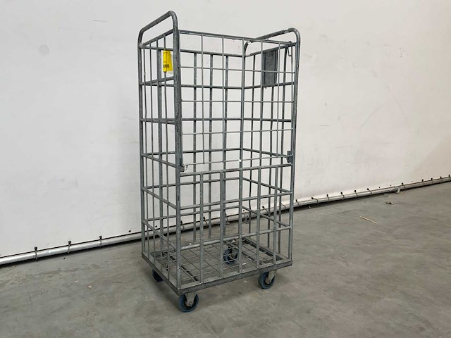 Rolcontainer 830x650x1700mm (2x) - afbeelding 1 van  9