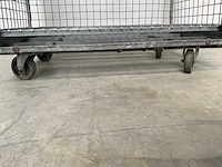 Rolcontainer gegalvaniseerd 1100x650x1890mm (3x) - afbeelding 3 van  6