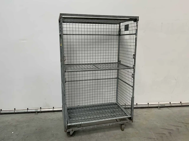 Rolcontainer gegalvaniseerd 1100x650x1890mm (3x) - afbeelding 4 van  6