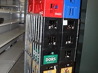 Rolcontainer gevuld met statiegeld, 24 kratten gevuld met lege bierflessen en 9 lege kratten. margeproduct - afbeelding 2 van  3