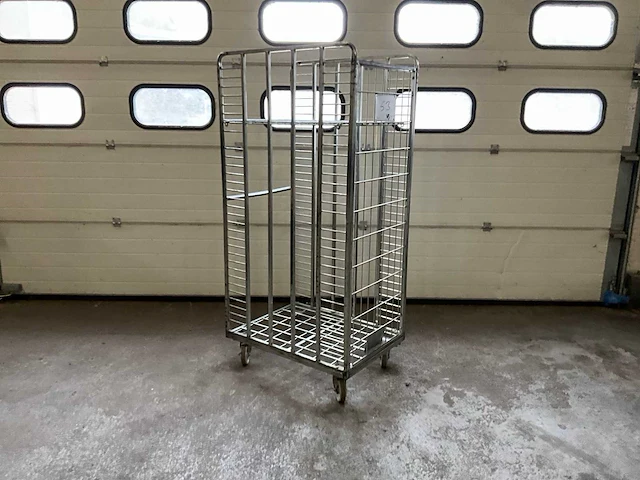 Rolcontainer v.v. verstelbaar etageplateau 95x68x190cm - afbeelding 1 van  4