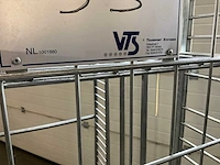 Rolcontainer v.v. verstelbaar etageplateau 95x68x190cm - afbeelding 2 van  4
