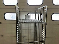 Rolcontainer v.v. verstelbaar etageplateau 95x68x190cm - afbeelding 3 van  4