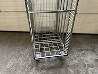 Rolcontainer v.v. verstelbaar etageplateau 95x68x190cm - afbeelding 4 van  4