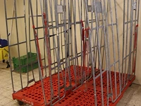 Rolcontainers - 80x70x170cm - 4 stuks - afbeelding 1 van  5