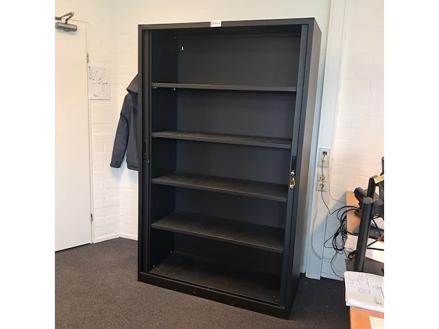 Roldeur-archiefkast inofec, zwart, , zwart - afbeelding 2 van  5