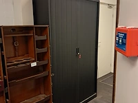 Roldeur-archiefkast inofec, zwart