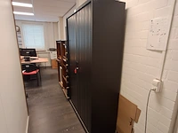 Roldeur-archiefkast inofec, zwart - afbeelding 2 van  5