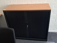 Roldeur-archiefkast inofec, zwart - afbeelding 2 van  6