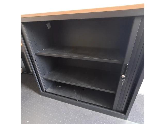 Roldeur-archiefkast inofec, zwart - afbeelding 6 van  6