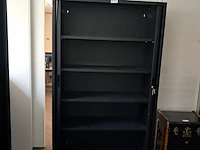 Roldeur-archiefkast inofec, zwart - afbeelding 1 van  6