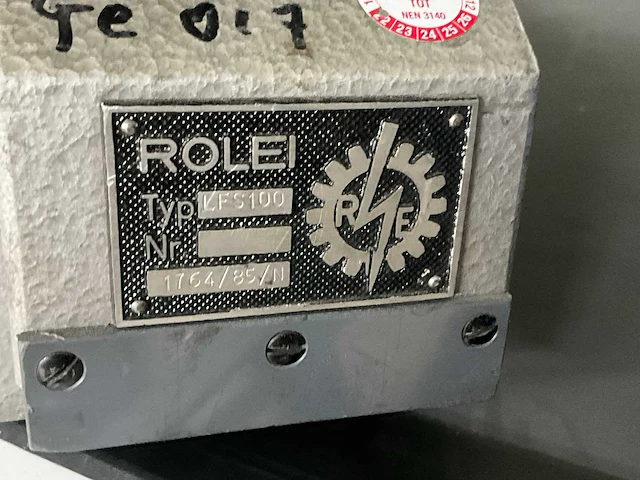 Rolei lfs100 schaafmachine - afbeelding 4 van  4