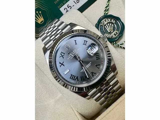 Rolex - datejust 2 - wimbeldon - polshorloge - afbeelding 1 van  4