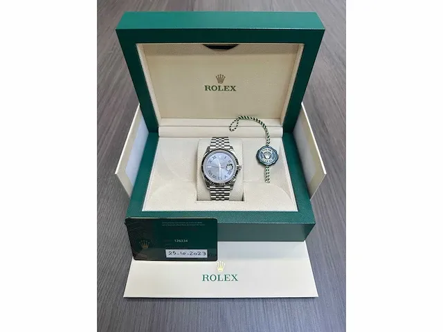 Rolex - datejust 2 - wimbeldon - polshorloge - afbeelding 2 van  4