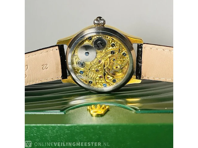 Rolex - polshorloge antieke uurwerk, volledig geserviced, bouwjaar 1947 - afbeelding 9 van  15