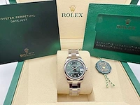 Rolex datejust 31 278240 | mint green | 09-2025 | new - afbeelding 4 van  12