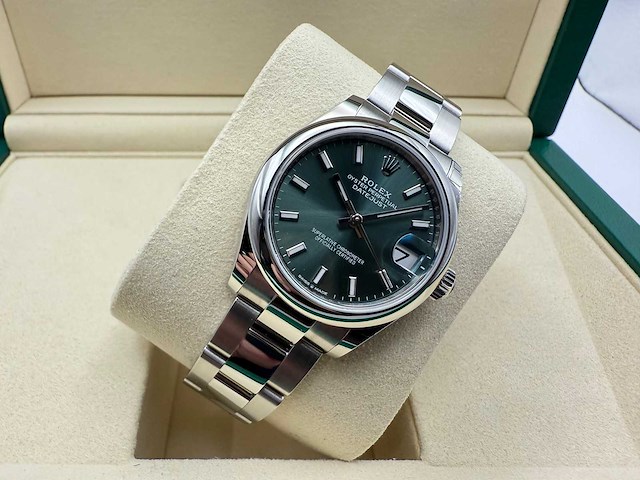 Rolex datejust 31 278240 | mint green | 09-2025 | new - afbeelding 6 van  12