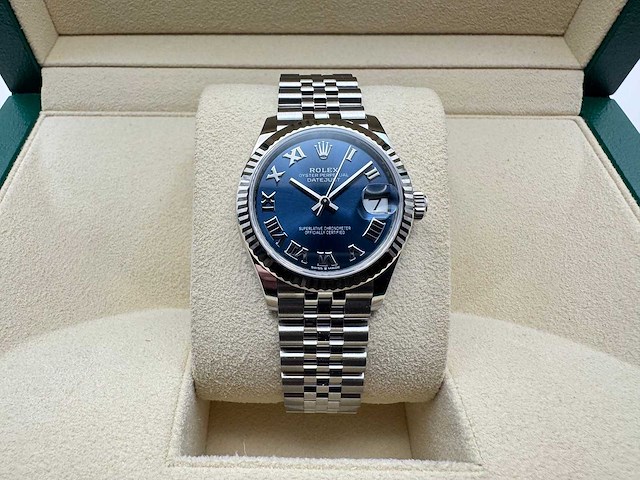 Rolex datejust 31 278274 | blue roman | jubilee | new | 2025 - afbeelding 5 van  12
