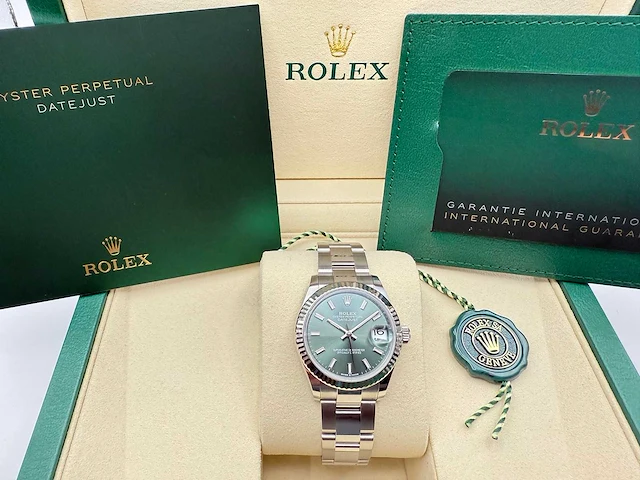 Rolex datejust 31 | 278274 | mint green | 07-2025 | new - afbeelding 3 van  12