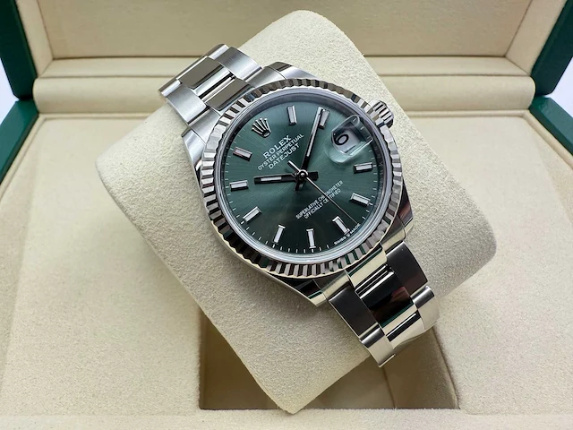 Rolex datejust 31 | 278274 | mint green | 07-2025 | new - afbeelding 1 van  12