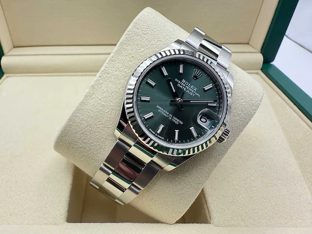 Rolex datejust 31 | 278274 | mint green | 07-2025 | new - afbeelding 6 van  12