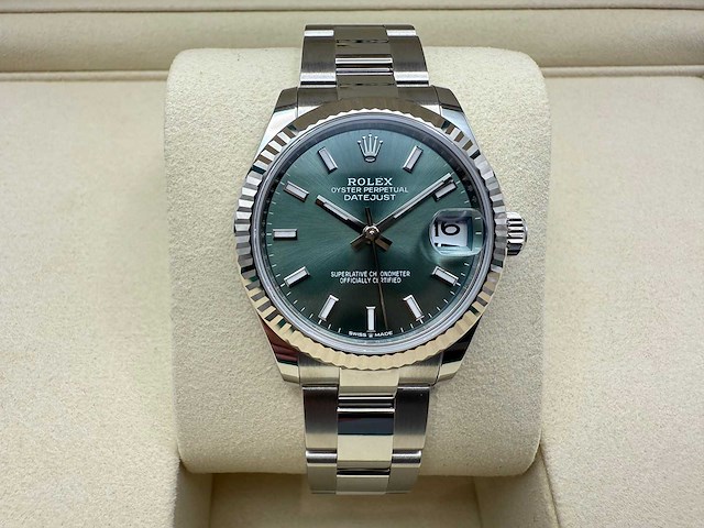 Rolex datejust 31 | 278274 | mint green | 2025 | new - afbeelding 5 van  12