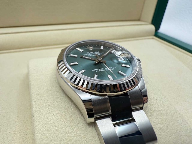 Rolex datejust 31 | 278274 | mint green | 2025 | new - afbeelding 12 van  12