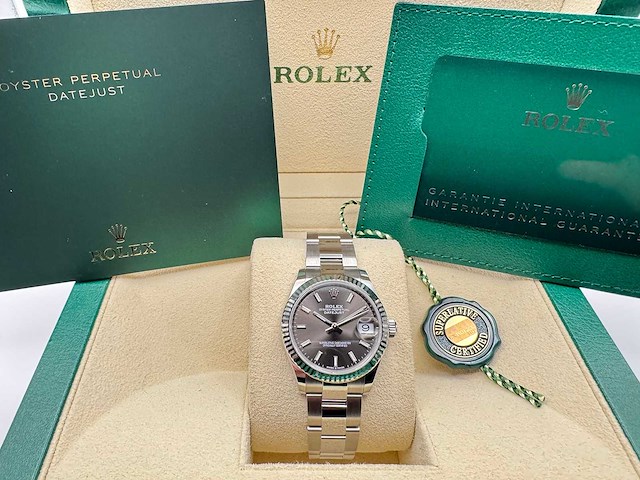 Rolex datejust 31 | dark grey dial | 278274 | 2025 | new - afbeelding 10 van  10
