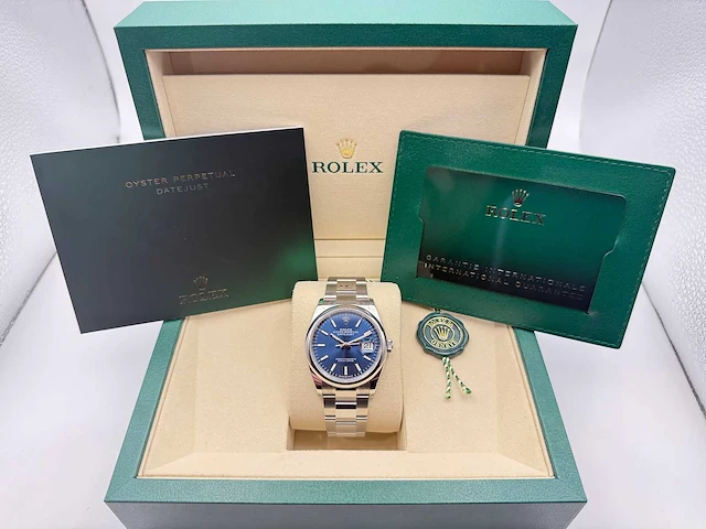 Rolex datejust 36 126200 | blue | 09-2025 | new - afbeelding 3 van  12
