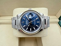 Rolex datejust 36 126200 | blue | 09-2025 | new - afbeelding 7 van  12
