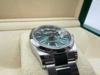 Rolex datejust 36 126200 | mint green | 09-2025 | new - afbeelding 12 van  12