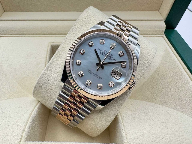Rolex datejust 36 | 126231 | mother of pearl | 08-2025 - afbeelding 4 van  10
