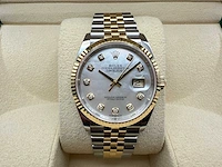 Rolex datejust 36 | 126233 | mother of pearl | 08-2025 | new - afbeelding 5 van  12