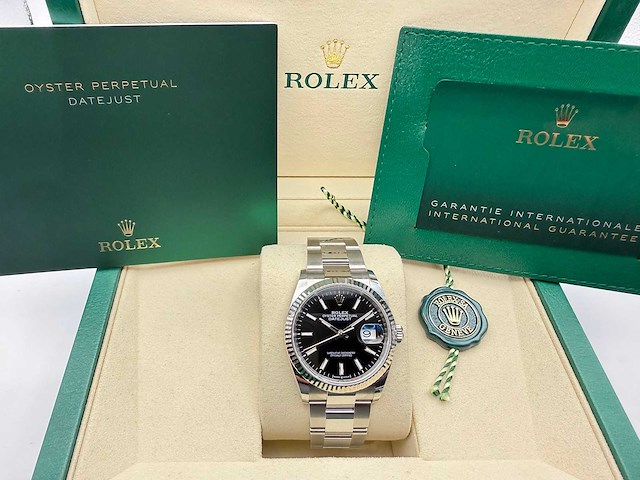Rolex datejust 36 126234 | black dial | new | 2025 - afbeelding 3 van  12