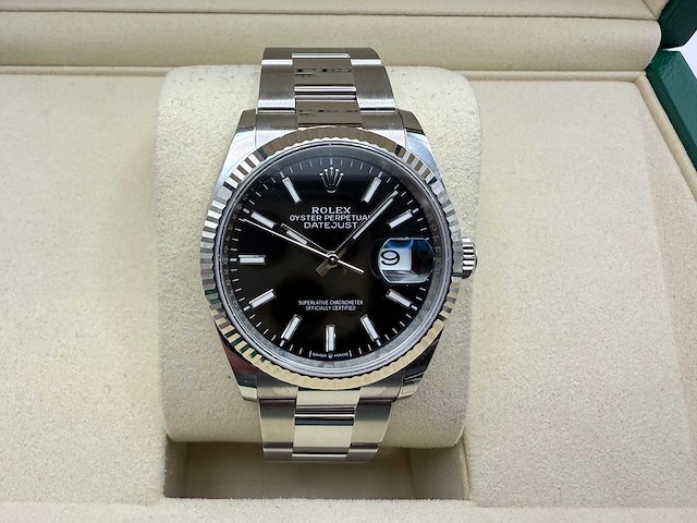 Rolex datejust 36 126234 | black dial | new | 2025 - afbeelding 5 van  12