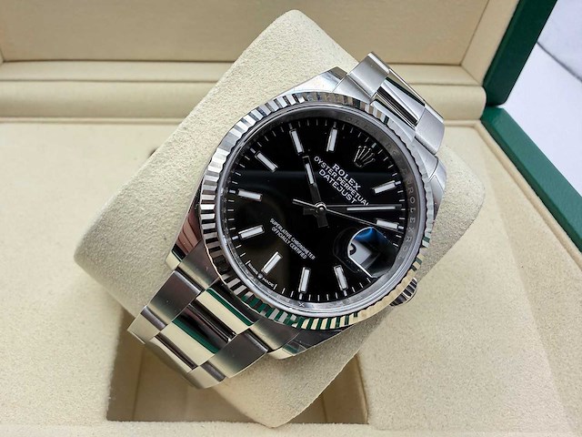 Rolex datejust 36 126234 | black dial | new | 2025 - afbeelding 6 van  12